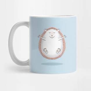 Cute Hedgehog Meditating Mug